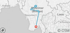  Höhepunkte aus Myanmar - 5 Destinationen 