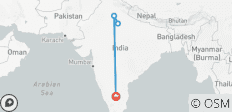  Excursion privée de 2 jours au lever du soleil sur le Taj Mahal au départ de Bangalore : Hôtels de luxe, vols et billets d\'entrée en ligne - 5 destinations 