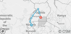  Uganda: Gorillas &amp; Tierwelt - 10 Tage - 7 Destinationen 