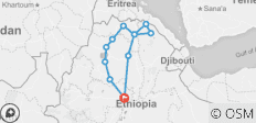  Nordäthiopien Kleingruppenreise: Historische Route und Danakil - 16 Tage - 12 Destinationen 