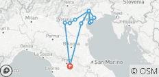 Grote rondreis door Veneto, van Venetië tot Verona - 13 bestemmingen 
