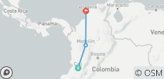  Flavors of Colombia - 9 Days - 3 destinations 