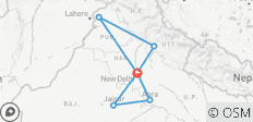  10 jours - Circuit privé de luxe du Triangle d\'Or avec Amritsar et Rishikesh - 7 destinations 