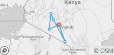  7 Dagen Jambo Kenia Budget Safari - Masai Mara - Nakuru - Hell\'s Gate en Amboseli - 6 bestemmingen 