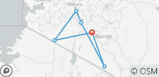  Jambo Kenia! Budget Safari nach Masai Mara, Nakuru, Höllentor und Amboseli - 7 Tage - 6 Destinationen 