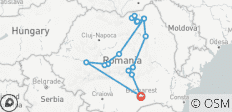 Eine Woche in Rumänien: Best of! - 16 Destinationen 