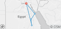  Ägypten Low Budget-Reise - 5 Destinationen 