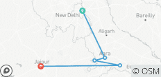  Circuit unique et aventureux du Triangle d\'Or avec Chambal Safari - 5 destinations 