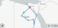  Le Caire, safari dans le désert à Louxor, croisière sur le Nil, Hurghada et Alexandrie - 20 jours - 15 destinations 