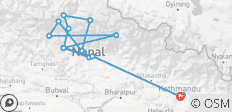  Dhaulagiri Trekking Tour - 18 Destinationen 