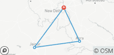  Vanuit Delhi : 3 daagse rondreis door Delhi-Agra &amp; Jaipur - 4 bestemmingen 