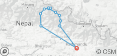  Manaslu Circuit Trekking -15 Days - 12 destinations 