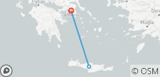  Athen &amp; Kreta erleben - Selbstverpflegung (8 Tage) - 3 Destinationen 