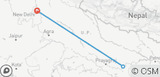  Excursion privée de 2 jours à Varanasi depuis Delhi : hôtels de luxe, vols et billets d\'avion. - 3 destinations 