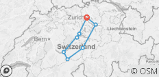  Schweiz in 8 Tagen - 7 Destinationen 