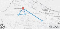  Luxury Golden Triangle Tour With Varanasi By Train - 6 destinations 