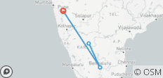  Voyage privé de 4 jours à Hampi, site de l\'UNESCO, au départ de Pune, avec vols - 5 destinations 