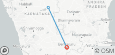  Privat geführte Luxusreise nach Hampi (ab Bangalore): Monumente und faszinierende Ruinen eines verlorenen Königreichs - 3 Destinationen 