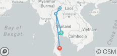  Thailand: Ein exotisches Abenteuer von Bangkok nach Koh Samui - 11 Tage - 10 Destinationen 