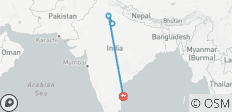  Voyage privé de deux jours au lever du soleil sur le Taj Mahal au départ de Chennai : hôtels de luxe, vols et billets d\'entrée en ligne. - 5 destinations 