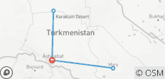  Explore Turkmenistan - 5 destinations 