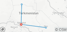  Explore Turkmenistan - 5 destinations 