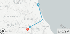  Circuit dans le Golfe du Mexique : un voyage à travers les villes orientales de la Sierra Madre - 4 destinations 