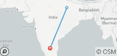  Excursion privée de 2 jours à Varanasi au départ de Bangalore : Hôtels de luxe, vols et billets d\'avion. - 3 destinations 