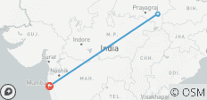  Excursion privée de 2 jours à Varanasi depuis Mumbai : vols, hôtel de luxe et billets d\'avion. - 3 destinations 