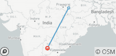  Excursion privée de 2 jours à Varanasi depuis Hyderabad : hôtels de luxe, vols et billets d\'avion. - 3 destinations 