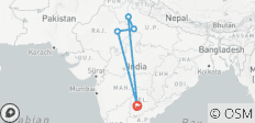  Private 3-Day Golden Triangle Trip from Hyderabad: Taj Mahal Sunrise, Luxury Hotels, and Skip-the-Line Tickets - 5 destinations 