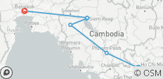  Cambodjaanse reiziger (6 bestemmingen) - 6 bestemmingen 