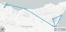  Mini Rundreise Sizilien von Palermo nach Catania - 8 Destinationen 
