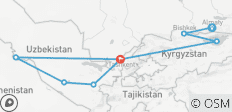  Circuit de 14 jours en Asie centrale - 8 destinations 