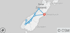  Die Highlights Neuseelands Südinsel (Selbstfahrer Reise) - 10 Destinationen 