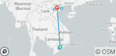  Das Beste aus Vietnam von Süden nach Norden 7 Tage - Super Save - 9 Destinationen 