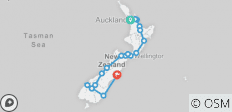  Große Neuseeland Rundreise - 14 Tage (Selbstfahrer) - 19 Destinationen 