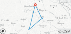  Circuit de luxe au Taj Mahal avec safari animalier au départ de Delhi - 4 destinations 