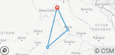  From Delhi: Private Luxury Taj Mahal Tour With Wildlife Safari - 4 destinations 