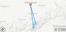  Beklimming van de Toubkalberg &amp; Berberdorpen Trek - 4 Dagen vanuit Marrakech - 7 bestemmingen 