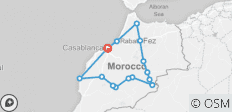  Marokko 11 Tage (von Casablanca) - 15 Destinationen 