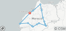  11 Daagse rondreis door Marokko vanuit Casablanca - 15 bestemmingen 