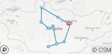  Avontuurlijke reis door Mongolië – 15 dagen - 12 bestemmingen 