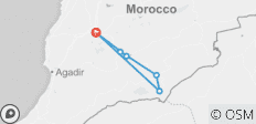 4 jours de Trek chamelière dans le désert du Maroc - 6 destinations 