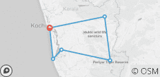  Erstaunliche Kerala 7-Tagestour - 7 Destinationen 
