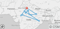  Goldenes Dreieck Rundreise (inkl. Varanasi und Rajasthan) - 12 Destinationen 