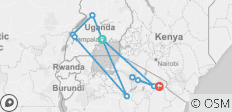  Uganda und Tansania Safari - 16 Tage - 10 Destinationen 