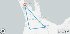  Circuito de 2 días a las cuevas de Waitomo, el plató de cine de Hobbiton y Rotorua desde Auckland - 5 destinos 