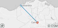 Entdecke Kairo und Alexandria (mit privatem Reiseführer &amp; Flughafentransfer) - 3 Destinationen 