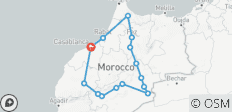  10-daagse rondreis door Marokko vanuit Casablanca - 15 bestemmingen 